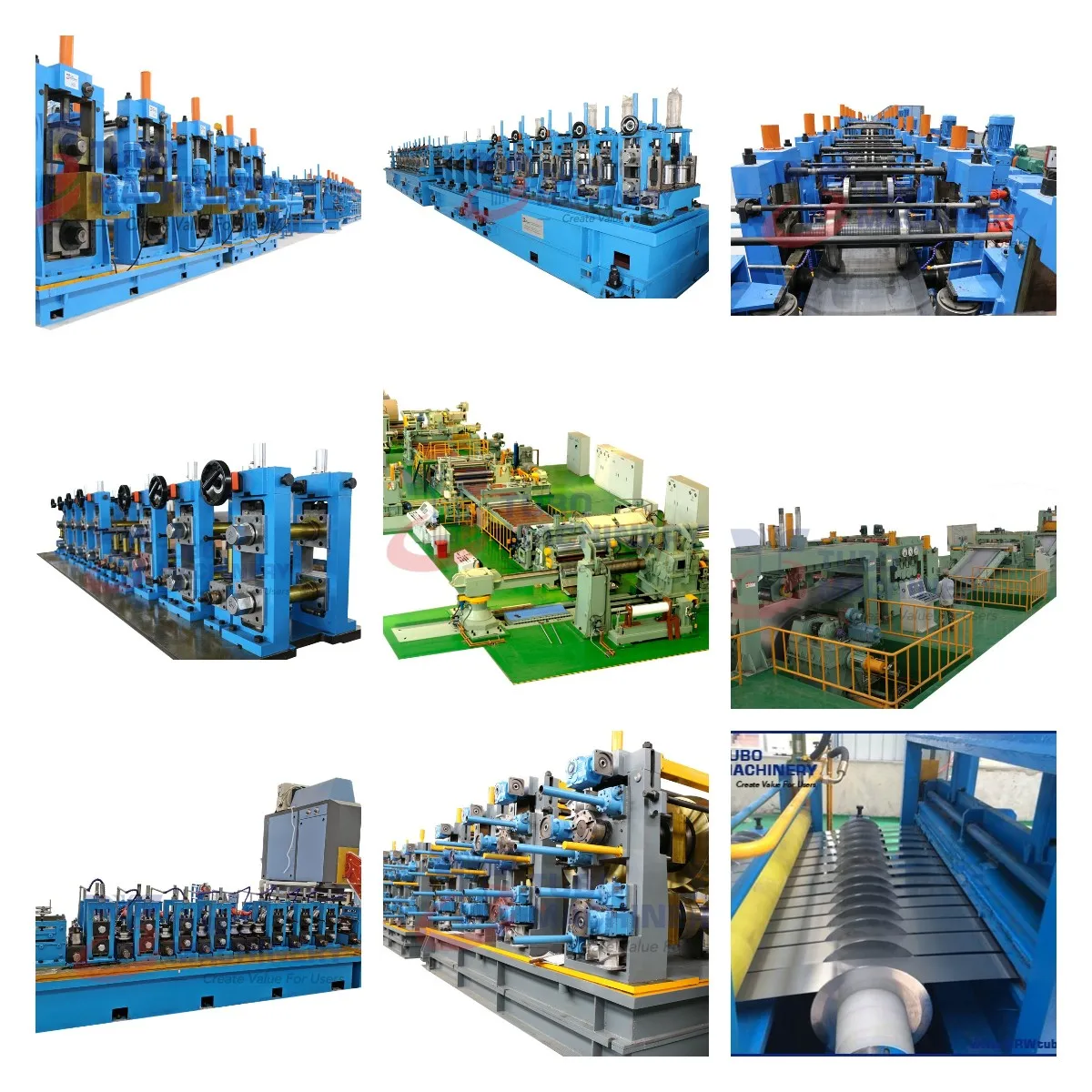 China Construction Rectangular metal tube rolling machine