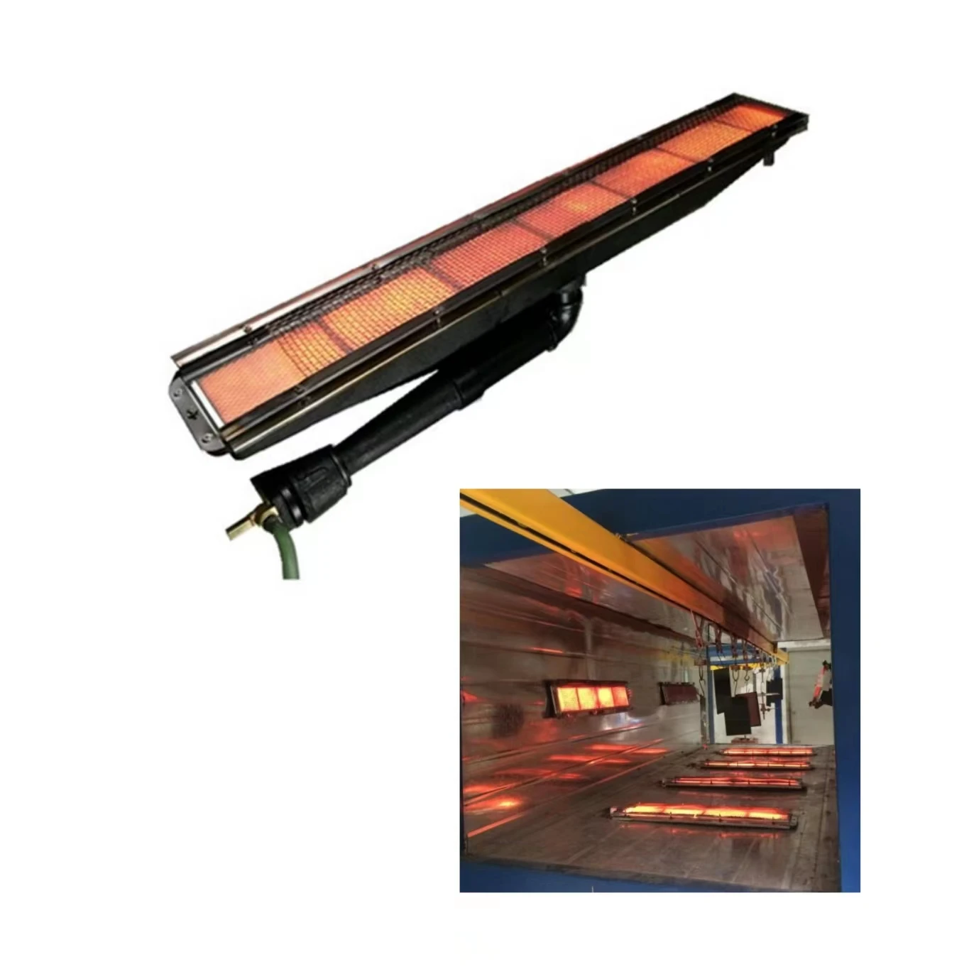 Infrared Ceramic Gas Heater for Industrial Powder Coating Oven HD262