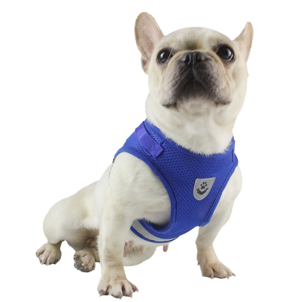 Soft Air Mesh Nylon Dog Harnesses Chest Straps Belt for Small Dogs