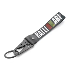 Keychain For Ralliart Emblem Car culture modification logo wholesale Tag thermal transfer printing Auto Motorcycle accessories