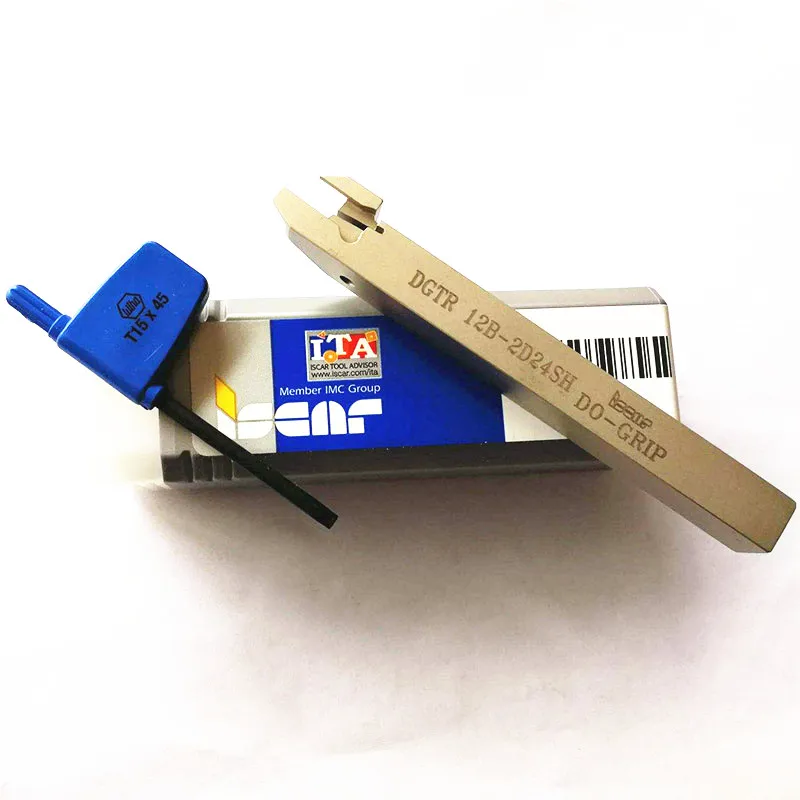 Iscar grooving tool holder for grooving insert DGTR 12B-2D24SH
