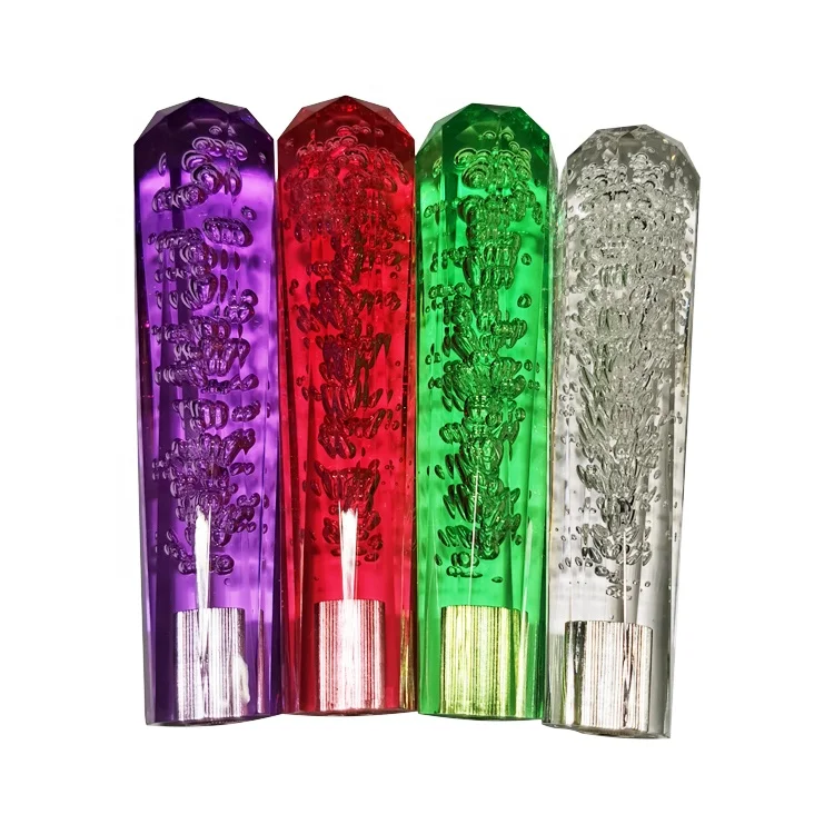 10cm 15cm 20cm 25cm 30cm 35cm 40cm Auto Universal Dildo Acrylic Crystal Bubble Shifter Lever Head Car Crystal Gear Shift Knob