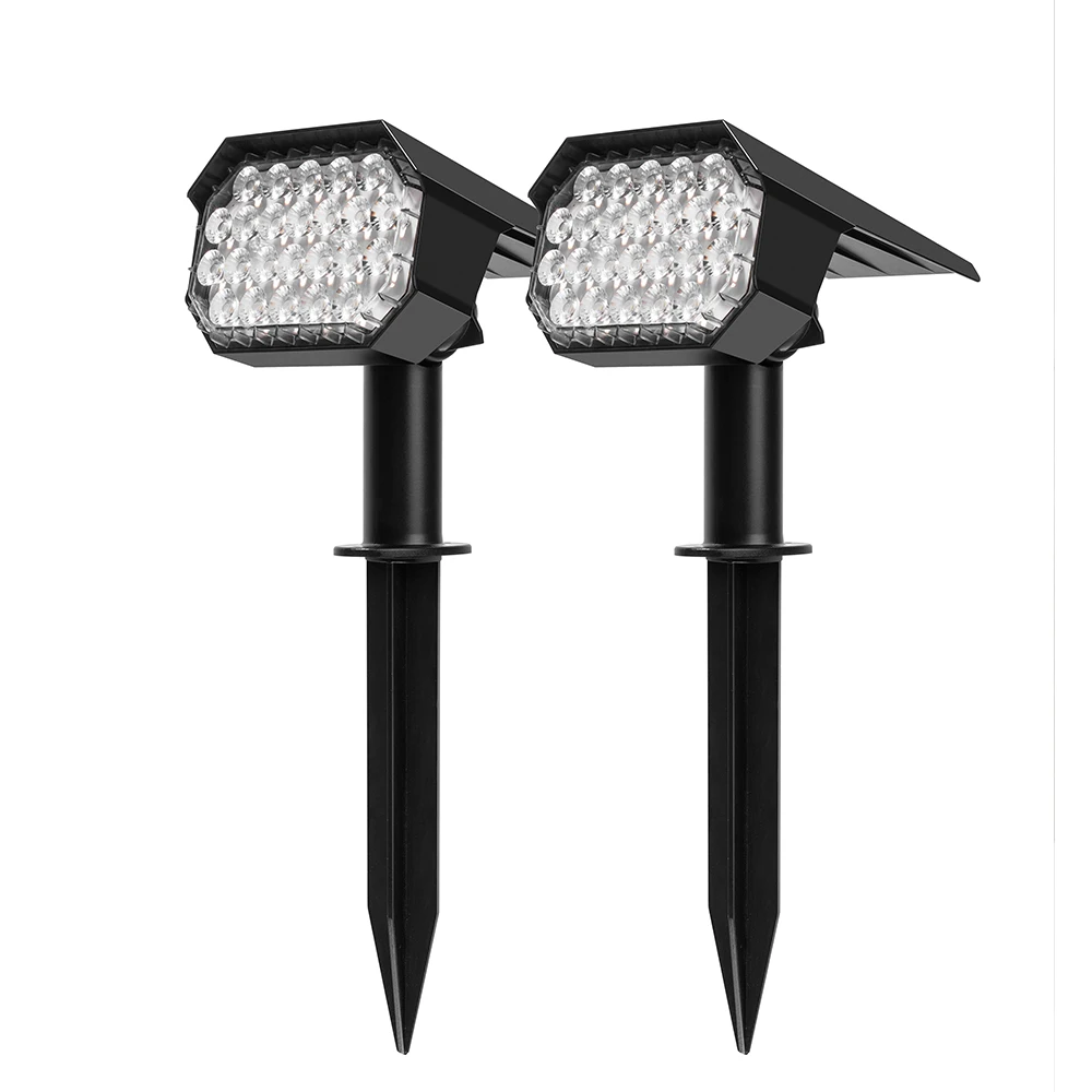 2022 New Warm White Outdoor Spike Lawn Lamp Waterproof Ip65 Solar Led Garden Light