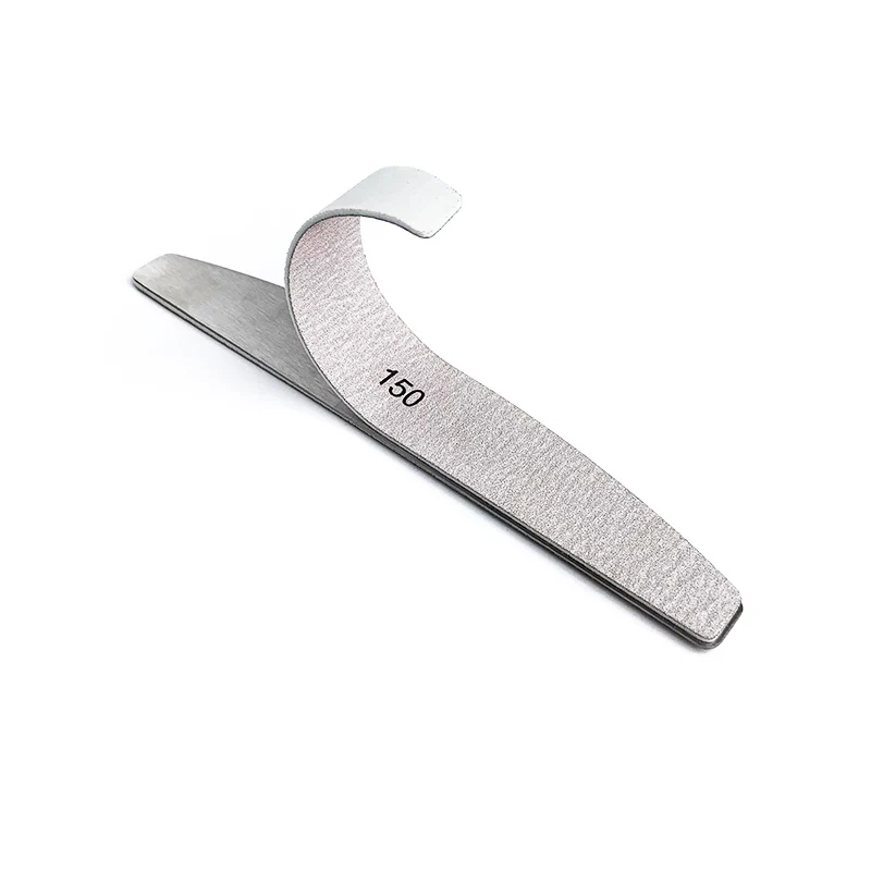 Maryton high quality custom logo replaceable sandpaper metal nail file for manicure