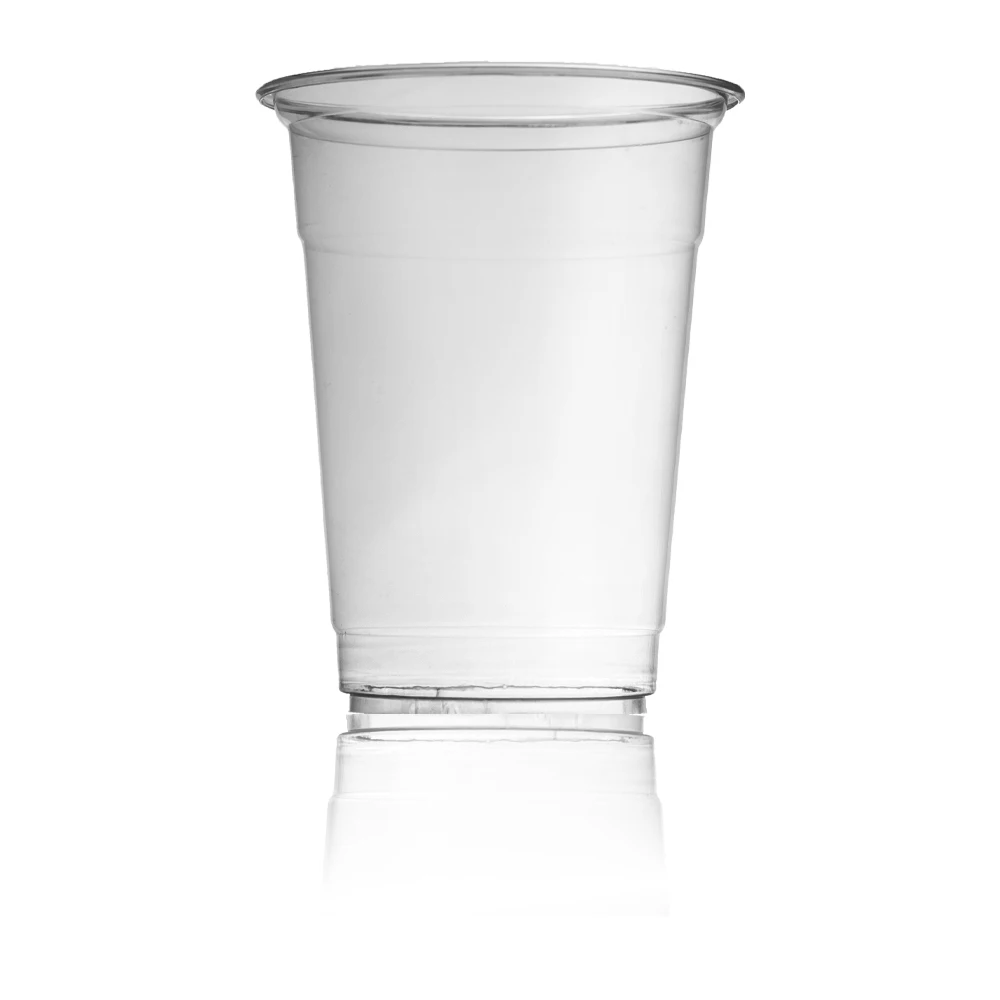 9/12/16 oz transparent PLA/PET/PP material disposable food grade plastic cup