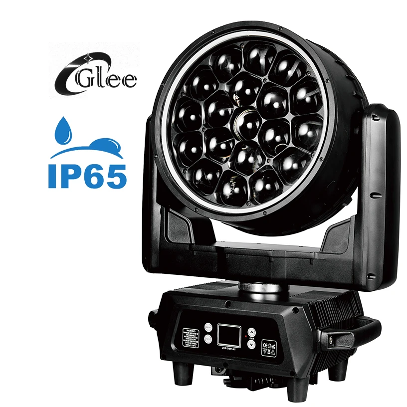 Factory price 19x40W RGBW 4in1 B eye Led moving head IP65 Outdoor Weatherproof