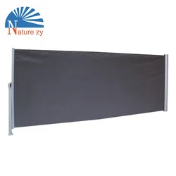 Outdoor Patio garden Retractable Side Awning Waterproof Sun Shade Wind Screen Privacy Divider