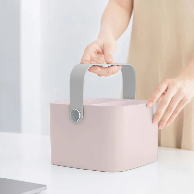 Перезаряжаемый Настольный увлажнитель с аккумулятором, емкость 2,5л, портативный ультразвуковой увлажнитель воздуха с прохладным туманом, мини-USB для дома