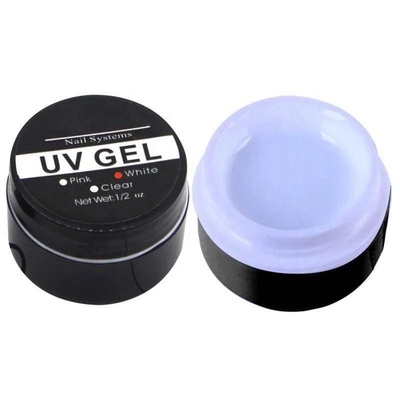 UV LED Builder Hard Gel Crystal Transparent UV Cover Gel for Nail Art Salon