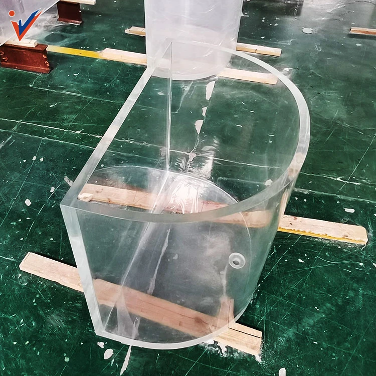 2024 Hot Selling China Manufacturers Bullet Shape Fish Tank Bullet Acrylic Aquarium & Accessories For Sale