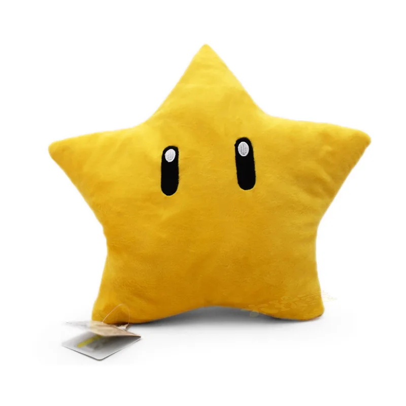 Wholesale Mario Cube Question Mark Plush Throw Pillow Gold Brick Stars Toy FiguresPlush Doll