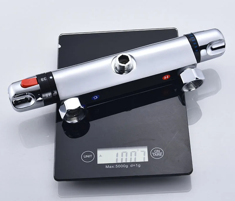 Modern Wall Mounted Brass Shower Thermostatic Faucet Thermostatic Shower Mixer Water Valve Diverter Bathroom Bidet