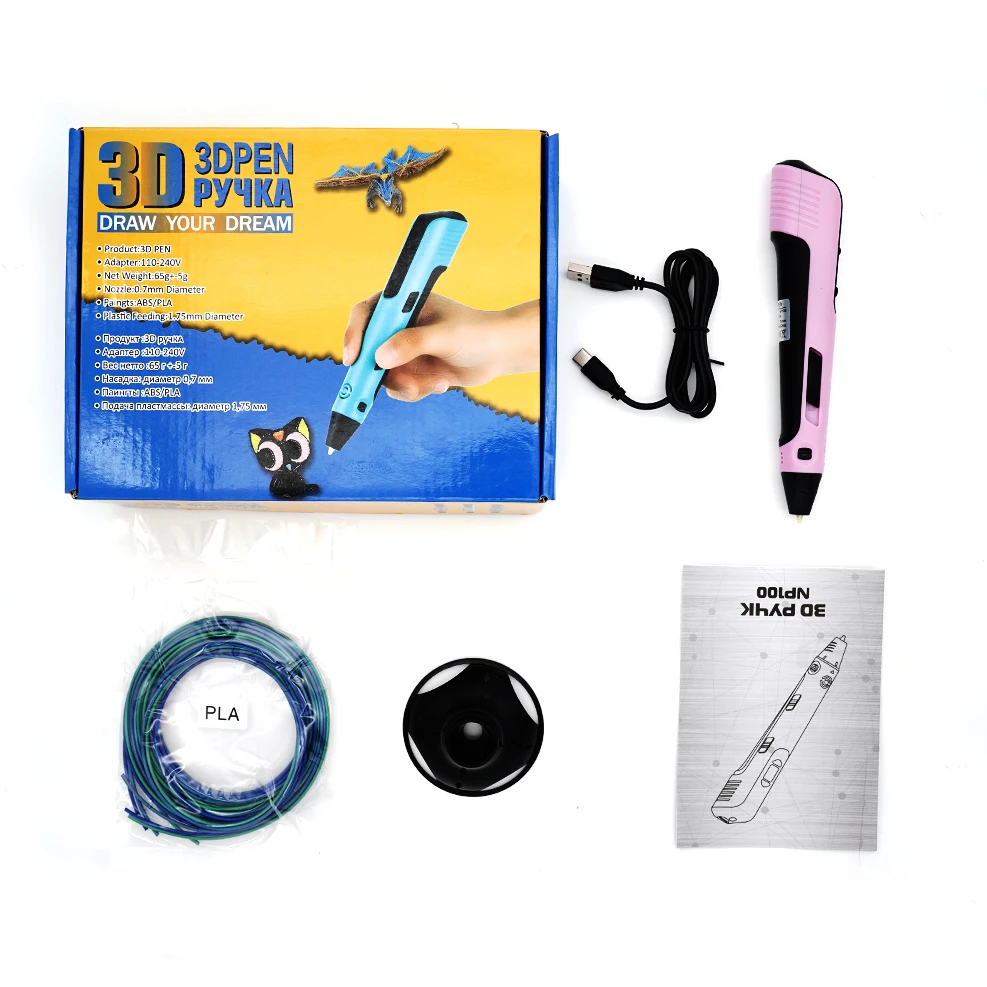 New Easy-to-Operate LCD display screen 3D Pen for Kids Digital Printers