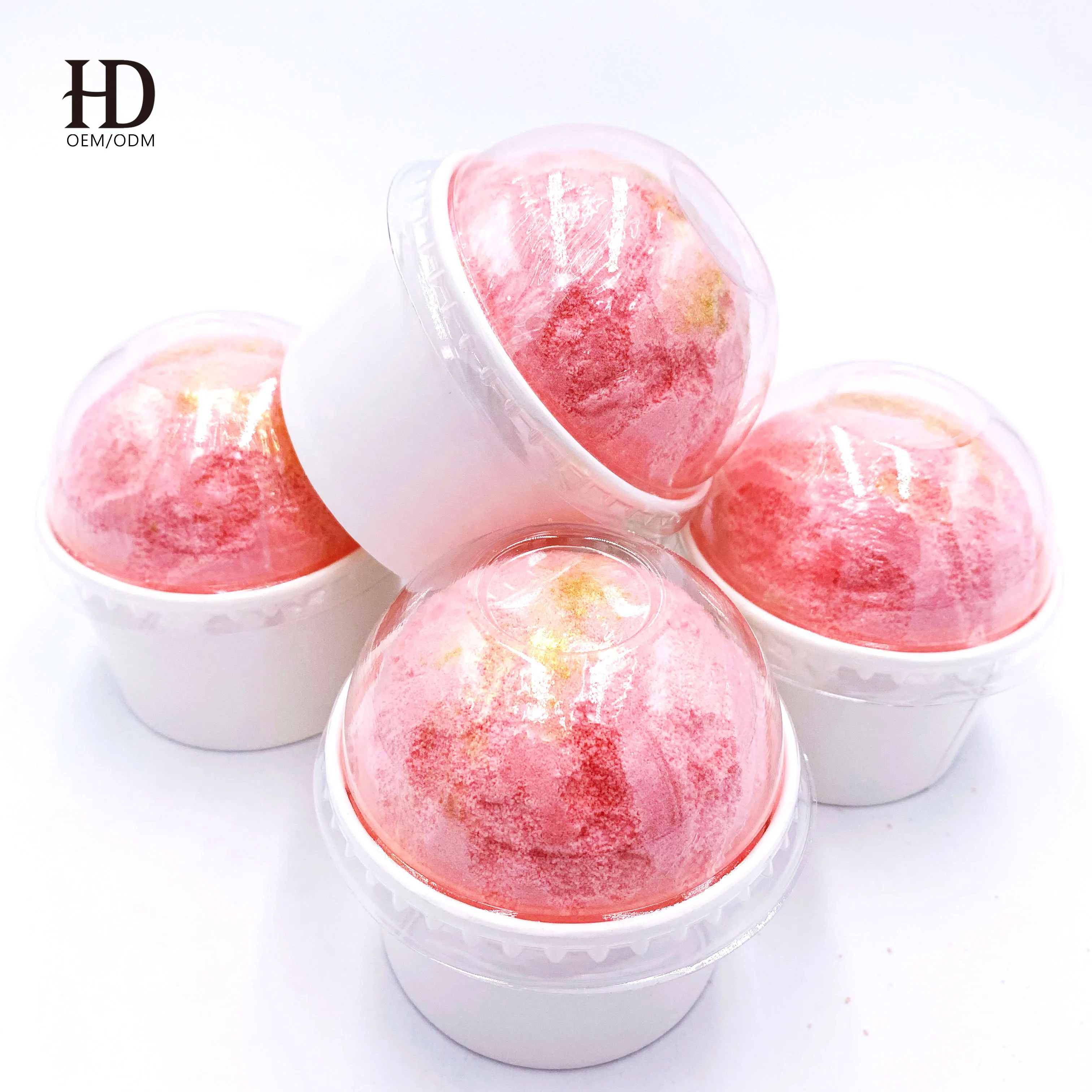 
OEM/ODM Polychromatic flower bubble bath bath salt ball explosion salt bubble bubble bath ball 