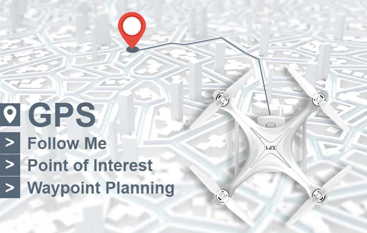 4k hd aerial photography rc drone with tracking