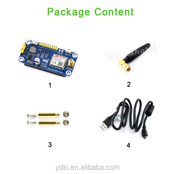  Шляпа SIM7020E NB-IoT для Raspberry Pi Европы Азии Африки