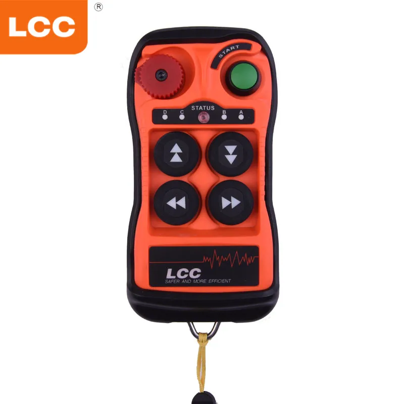 Q400 LCC 4 button single speed wireless industrial Remote control systems for flatbed tow trucks with transmitter receiver winch