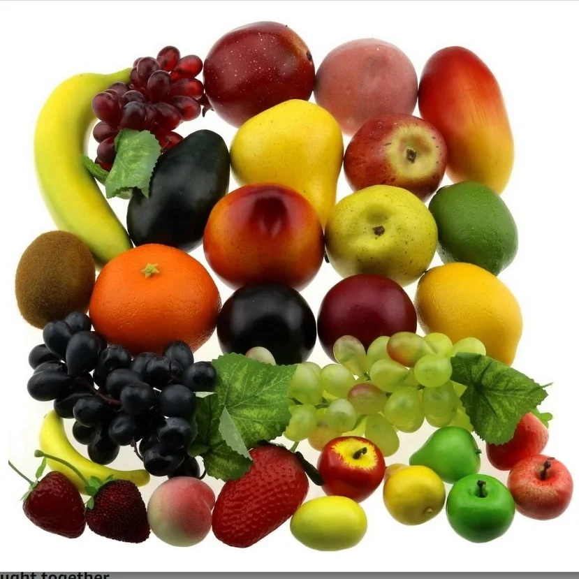 Wholesale Artificial Faux Fruits For Home Decoration Plastic fruit