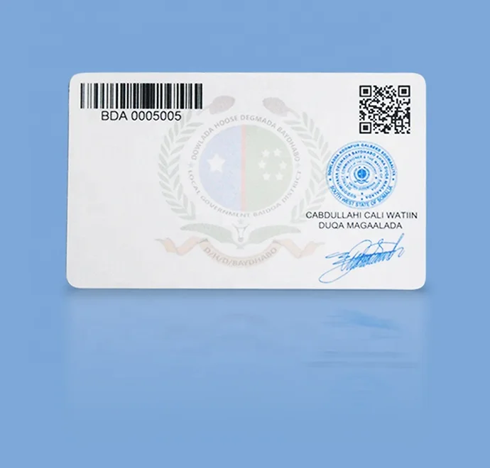 Customized Printing  PVC Cards with embossed number overlay for high quality pvc business card
