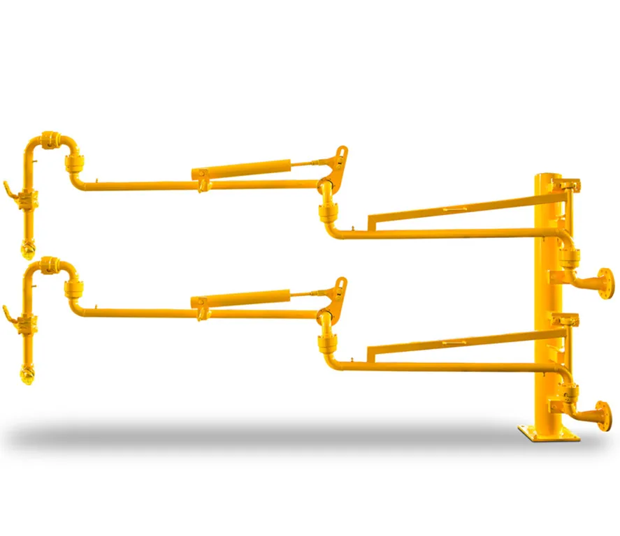 LPG/LNG loading arm with security alarm system spring balance swivel joint for petroleum plants