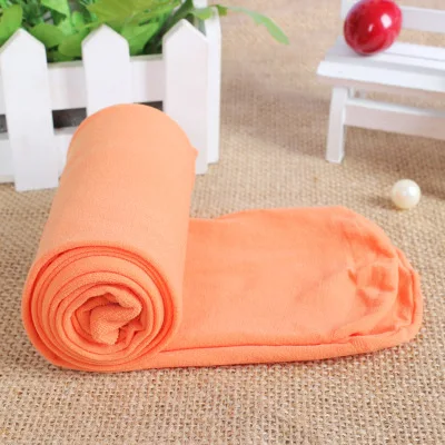 Candy color plain knit ribbed pants leggings cute velvet pantyhose stockings baby tights for girls