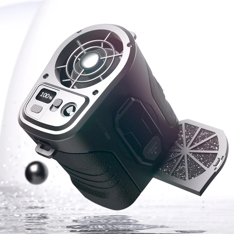 Upgrade Waist Clip Fan Large Air Volume Portable Wearable Personal Body Fan 10000mAh Hands-free Belt Fan For Sport