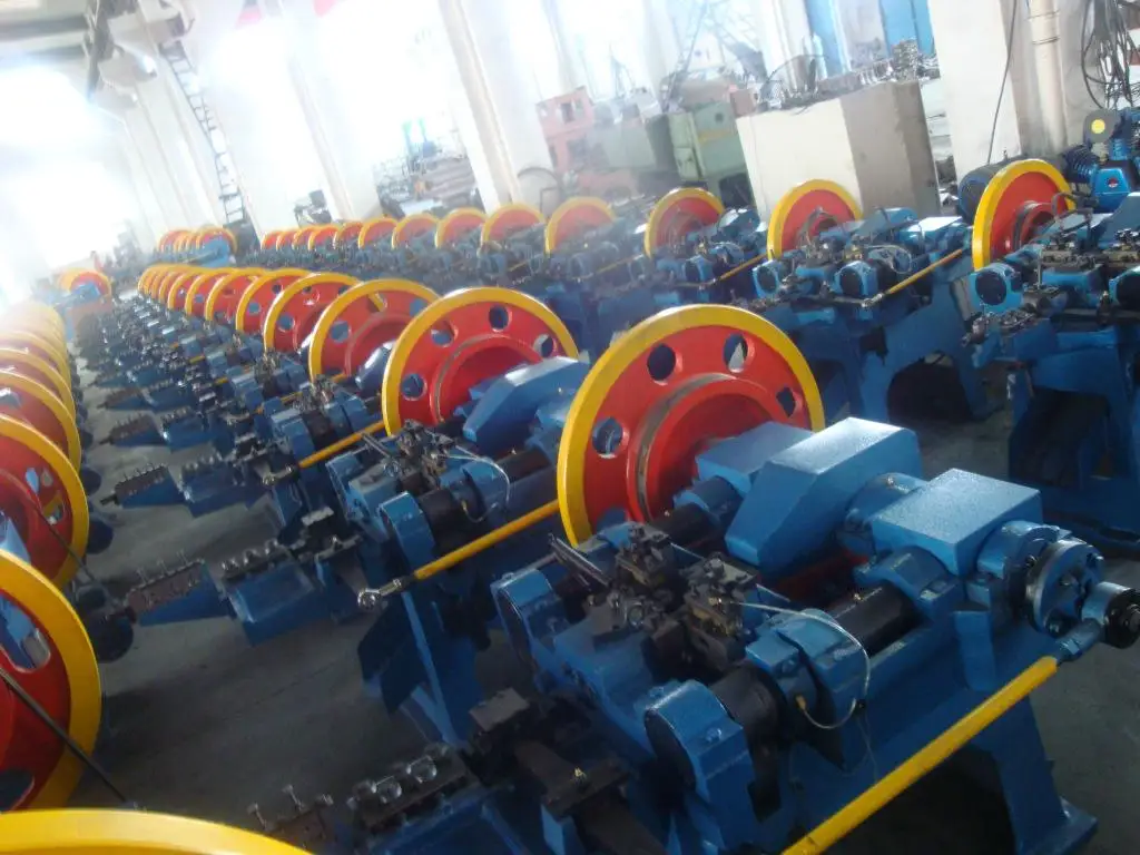 Z94-3C coil nail making machine winding machine Z94-4C nail making machine plant in Kenya