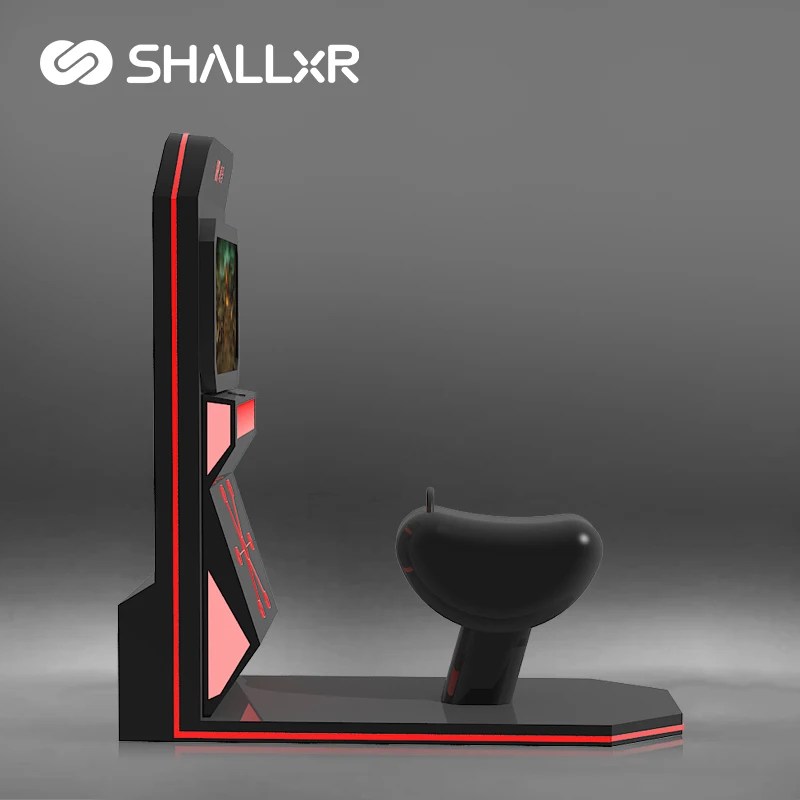 SHALLxR Fun Amusement Park Exciting Game VR Horse Riding Simulator Robot Electric Ride On Horse