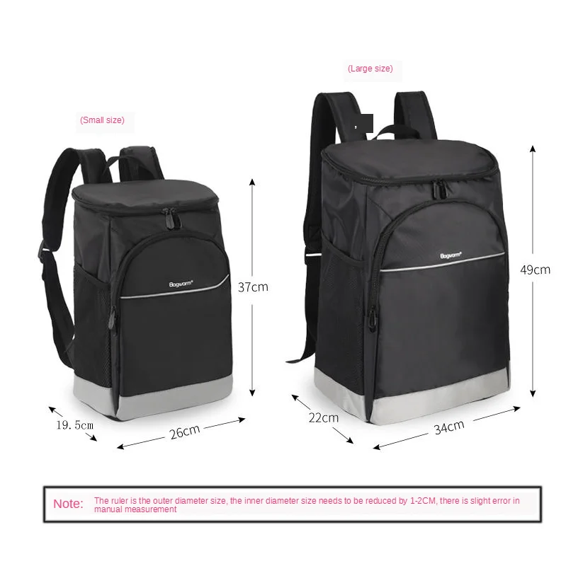 Wholesale Insulated Backpack food delivery Cooler backpack waterproof  polyester thermal lunch  Cooler bag  for 28 Cans