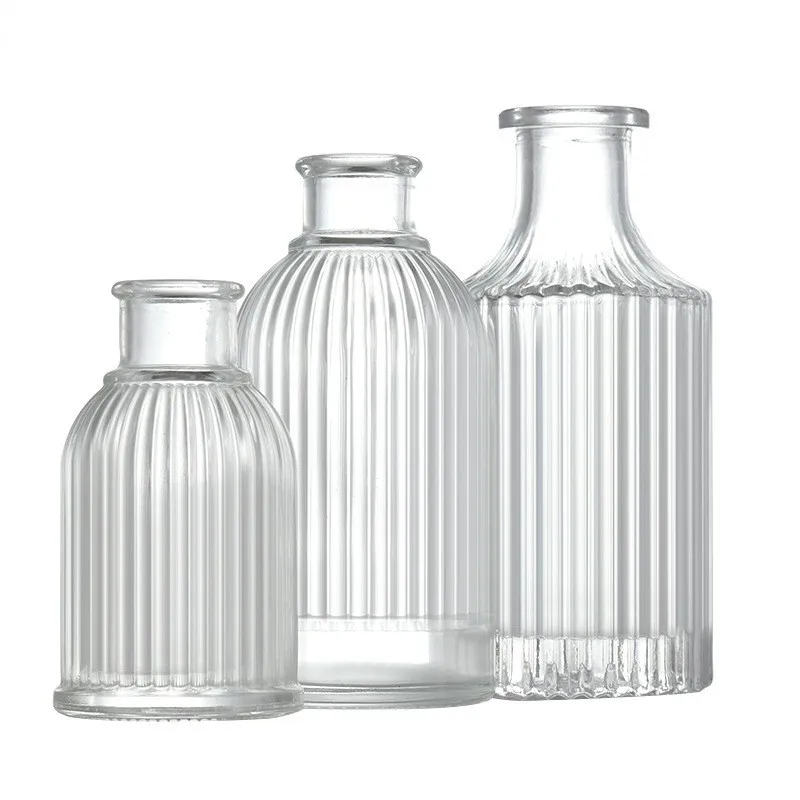 Empty 50ml 100ml 150ml 200ml 250ml 500ml Aroma Reed Diffuser Glass Bottle With Cap Diffuser Bottle