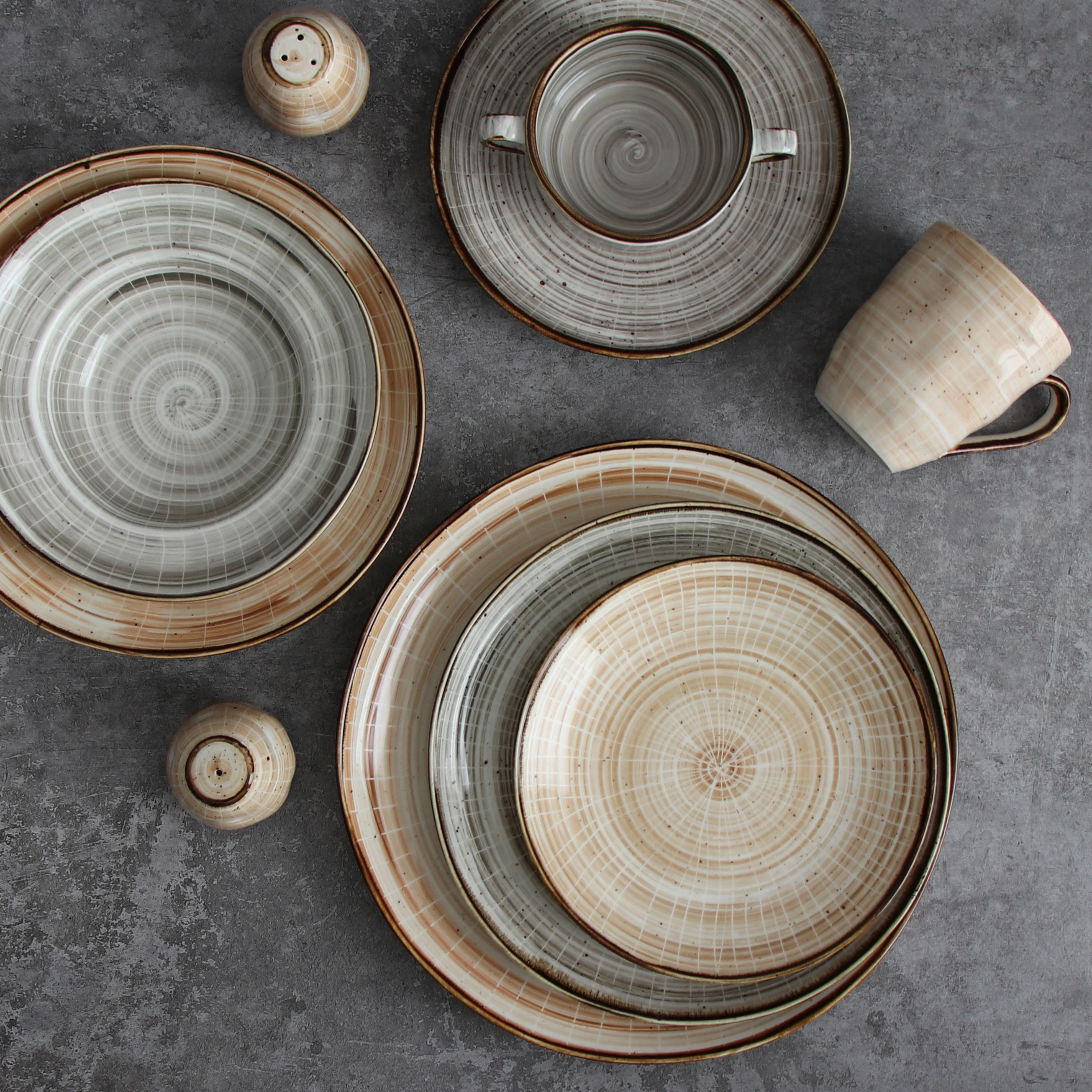 Chinese Supplier New Fashion Dinner Set Ceramic Plates Set Plates Set Dinnerware