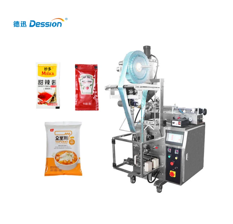 High efficiency ketchup chili paste soy sauce Multilateral seal packing machine