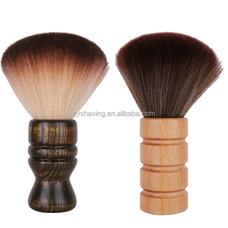 OEM Salon Cleaning Brush Black Powder Duster Barber Brush neck duster for home/barber shop