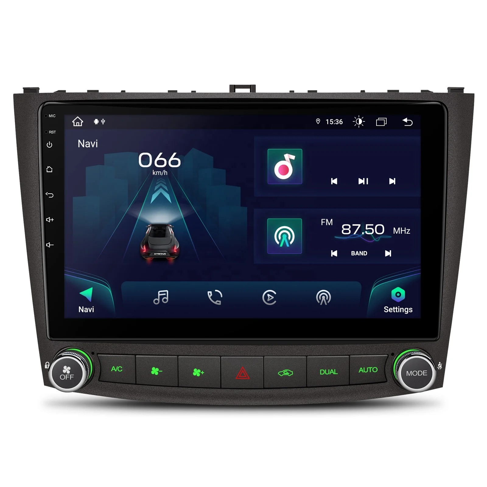 XTRONS 10.1 Inch Screen Android 13 Car Stereo For Lexus IS200 IS220 IS250 IS300 IS350 Pantalla CarPlay 4G LTE Navigation GPS