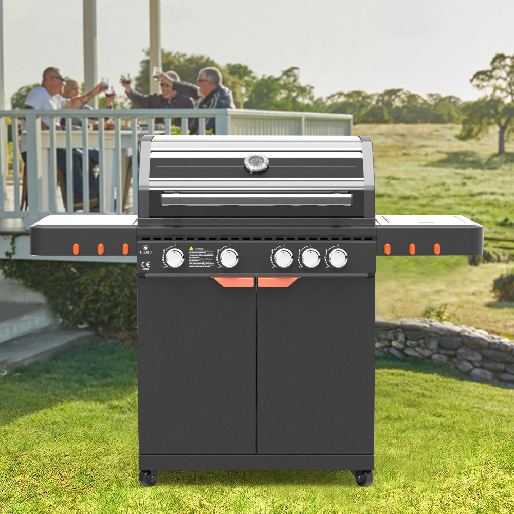 Stainless Steel Build-in BBQ Indoor main Burners Gas Grills for Home Use
