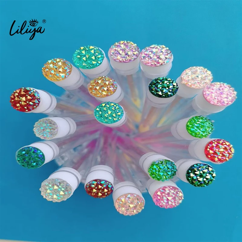 Hot-selling luxury multi color cleaning spoolie reusable mascara eyelash eyebrow brush with tube and comb