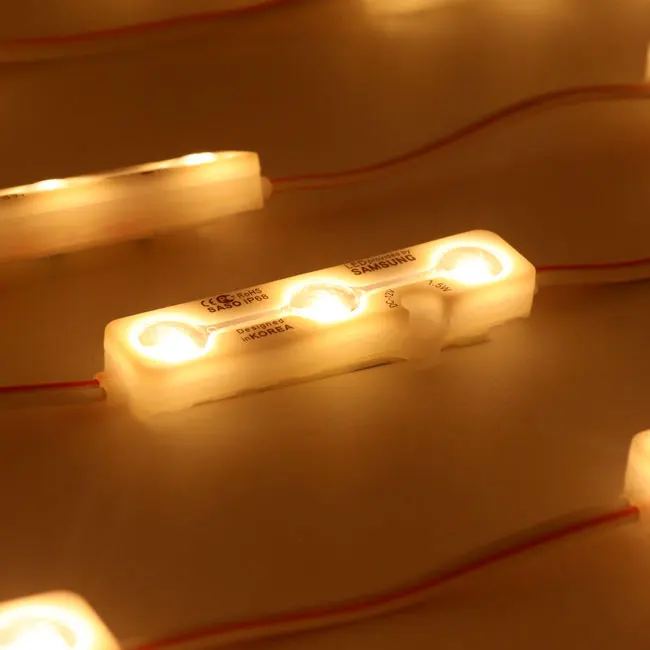 Waterproof 3 smd ip67 led module single color indoor Samsung pixel point lighting box