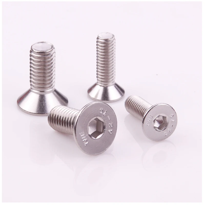Chinese factory Stainless steel 304 316 countersunk head hexagon socket bolt and nut