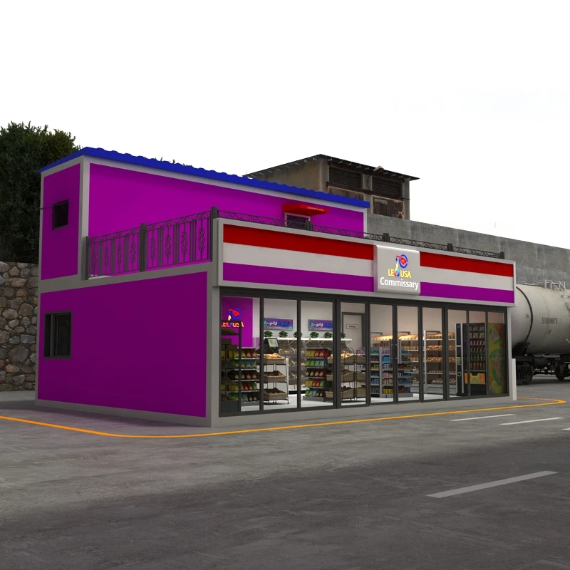 Low cost prefabricated steel structure  workshop automated container warehouse