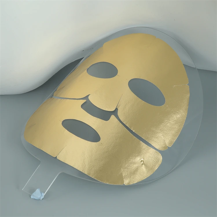 Facial mask material golden foil double layer sheet moisturizing paper facial sheet mask