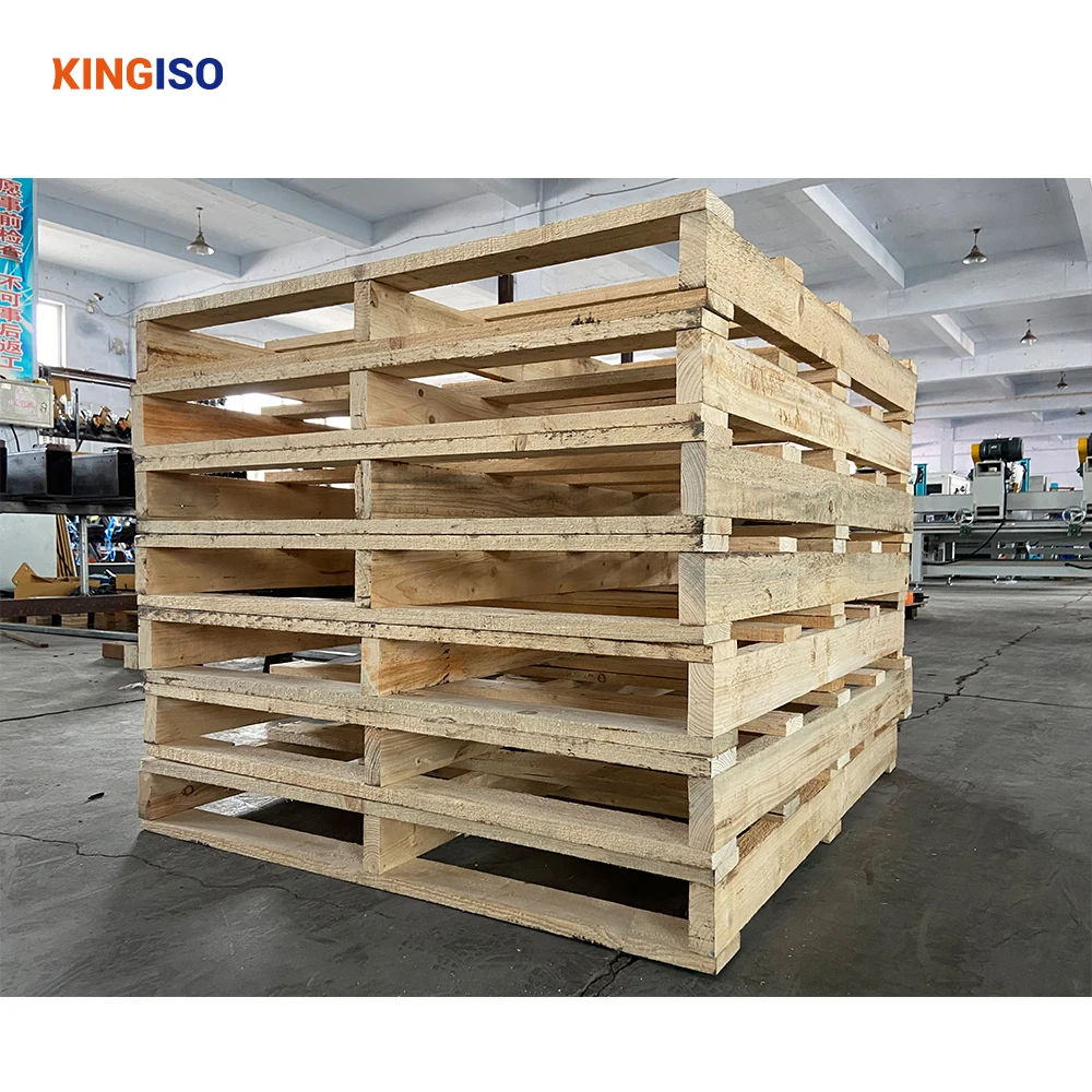 KINGISO Wooden Dismintling Scaw Block Processing Machine Wood Nailer Pallet Machine From Germany