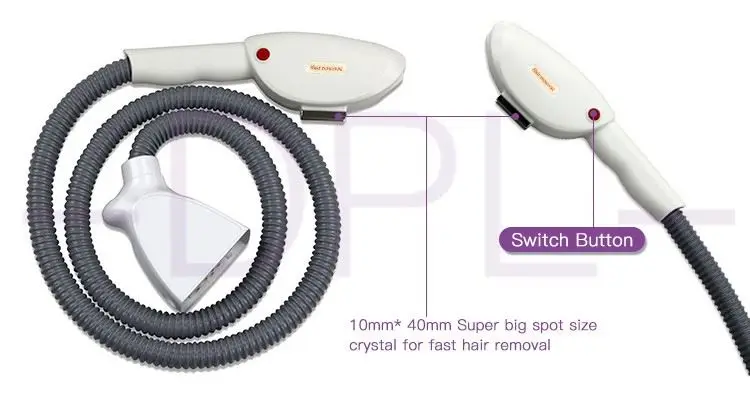 DPL Opt Laser Professional 2 IN 1 IPL Laser Ice Handpiece for Skin Rejuvenation Depilator Hair Removal Machine