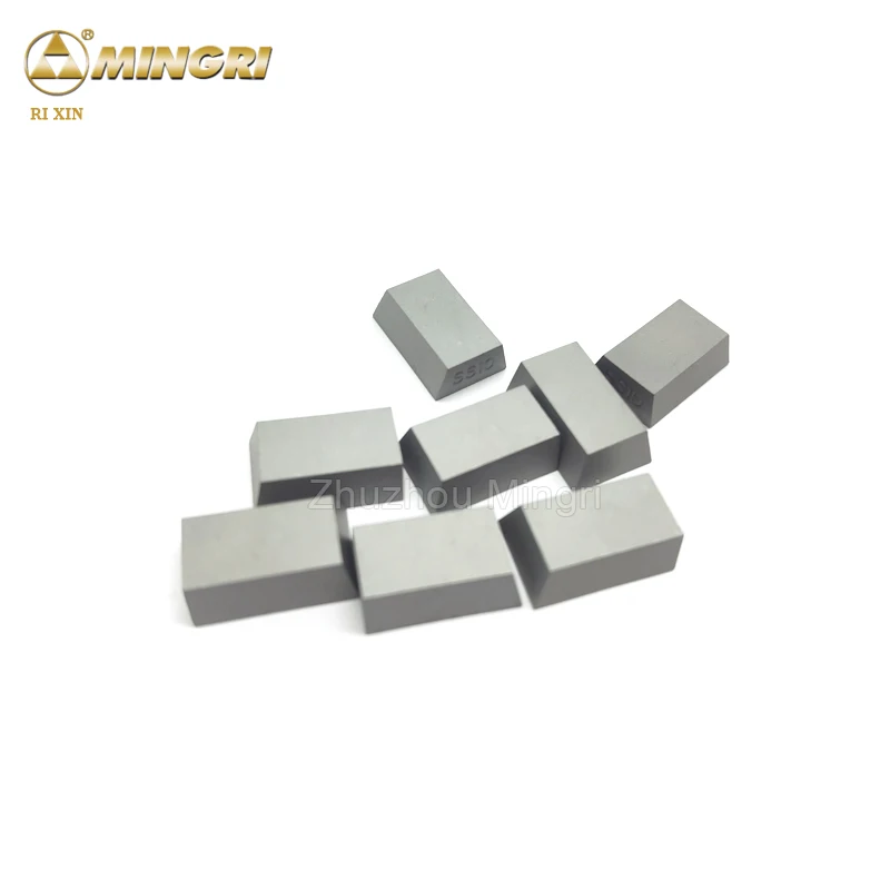 High Performance Tungsten Cemented Carbide Cutting Brazed SS10 Tips