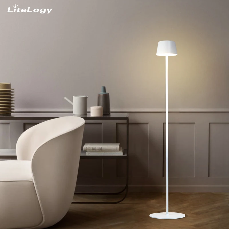 Luxury Modern Design Restaurant Hotel Indoor Decorative Minimalism Style Rechargeable bed side Floor lamp