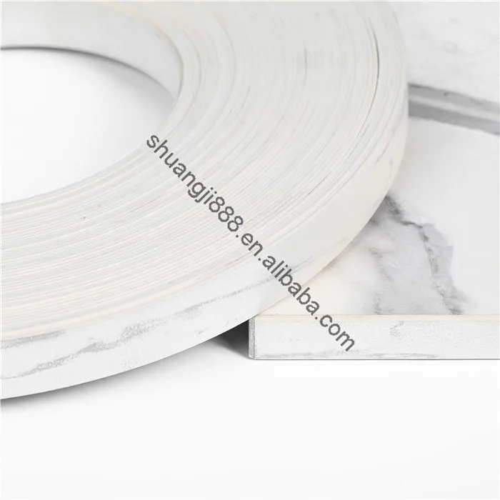 Flexible plastic strip Polyethylene material plastic trim strip marble stone pattern for protective furniture