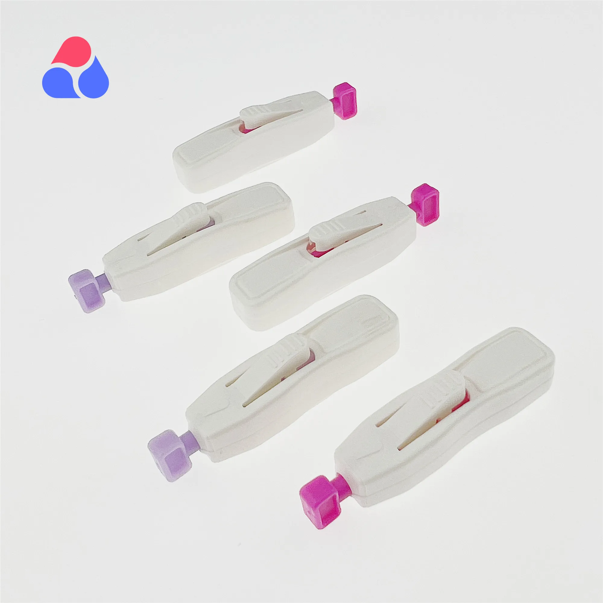 Medical Disposable Sterile Auto Automatic Steel Safety Blood Collection Lancet Needle Single Use