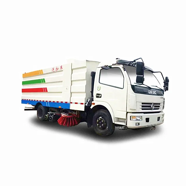 Made in China brand new 4x2 DFAC brand 9 tons high pressure cleaning sweeper truck