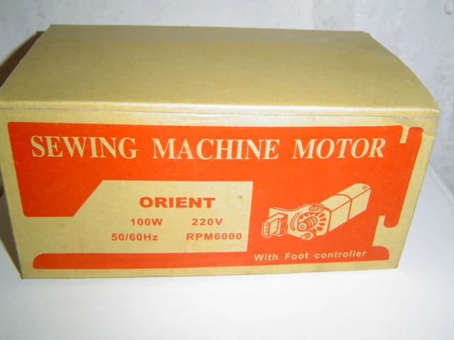 Sewing Machine Motor with Pedal 220V/110v,  100W / 120W Small Motor for Sewing Machine, Full Aluminium wire Core, 7000rpm