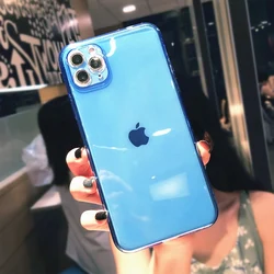 For iPhone 12 Neon Case, Shockproof for iPhone 11 XS Max XR 7 8 Plus Girl Neon Clear Phone Cover for iPhone 12 Pro Max Case