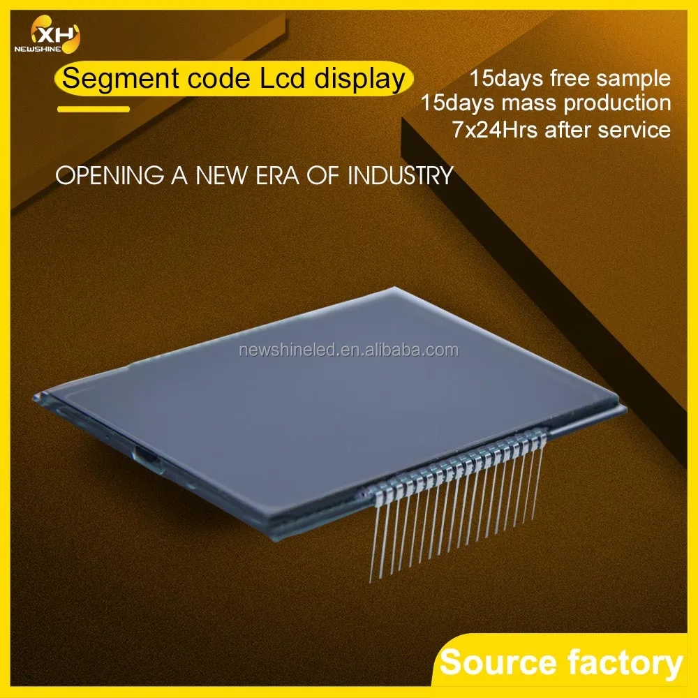 original factory segment code lcd display High brightness custom segment code lcd screen seven segment lcd displays for showing